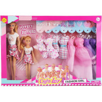 Ляльки Defa Lucy Милі сестри стильний гардероб з аксесуарами білий 29 см (8447WT)