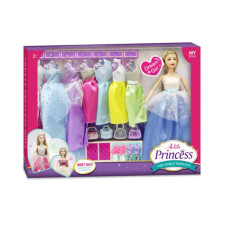 Лялька Anlili Princess Гардероб з набором суконь і аксесуарів блондинка (WX233-1BL)