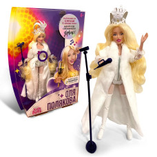 Колекційна лялька OLGA POLYAKOVA в білому вбранні, музична 26 см (KH29/001 (4458-1))