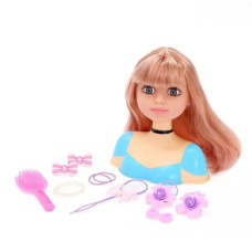 Лялька-манекен для створення зачісок із аксесуарами блакитна (2813EBL)
