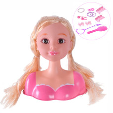 Лялька-манекен для створення зачісок із аксесуарами рожева (2813DPN)