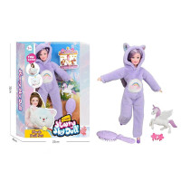 Лялька шарнірна в кігурумі єдиноріг фіолетова 30 см (SK162-62A-B-CVL)