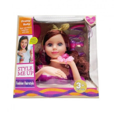 Лялька-манекен Pretty Baby для створення зачісок фіолетова (3393VL)