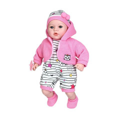 Пупс Cute and Cuddly Мій малюк м'яконабивний музика, звукові ефекти 45 см рожевий (M4014-1IUAPN)