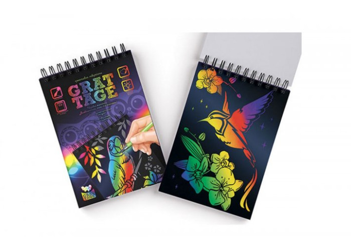 Набір для творчості Danko Toys Блокнот Grattage (GRT-01-02)