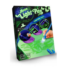 Набір для творчості Danko Toys малювання ультрафіолетом NEON LIGHT PEN (NLP-01-02)