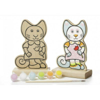 Гра-Розфарбування Cubika Котик з фарбами (13845)