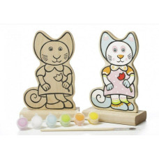 Гра-Розфарбування Cubika Котик з фарбами (13845)