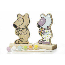 Гра-Розфарбування Cubika Мишка з фарбами (13852)