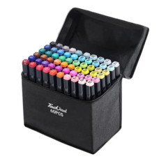 Набір для малювання Touch Qiuci Маркери двосторонні для скетчингу 60шт (TC2560)