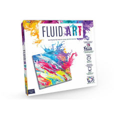 Набір для творчості Danko Toys FLUID ART жовто-рожева (FA-01-04)