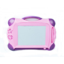 Дошка для малювання магнітна з печатками рожева (PL-7015PN)