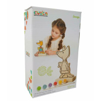 Гра-Розфарбування Cubika Лисичка з фарбами (13876)