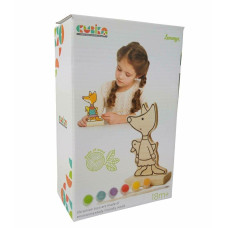 Гра-Розфарбування Cubika Лисичка з фарбами (13876)