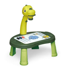 Проектор для малювання Динозавтрик бронтозавр зі світло-звуковми ефектами зелений (050-43BRGR)