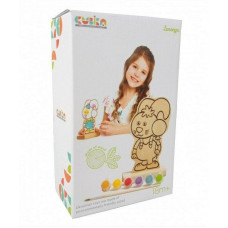 Гра-Розфарбування Cubika Зайчик з фарбами (13869)