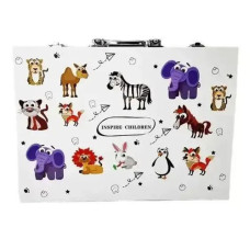 Набір для творчості 94+2 предметів дерев'яна валіза (MA094)