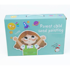 Набір для малювання Sand Painting планшет малювання піском блакитний (KB8202BL)