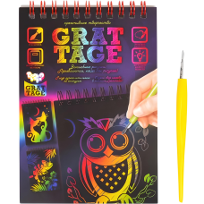 Набір для творчості Danko Toys Блокнот маленький Grattage (GRT-02-02)