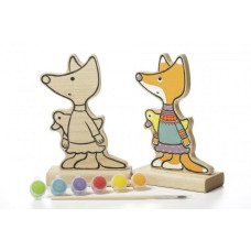 Гра-Розфарбування Cubika Лисичка з фарбами (13876)