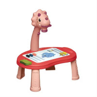 Проектор для малювання Динозавтрик трицератопс зі світло-звуковми ефектами рожевий (050-40TCPN)