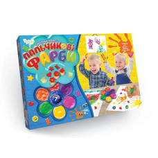 Набір для малювання Danko Toys Пальчикові фарби (укр.) (PK-01-02)