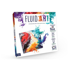 Набір для творчості Danko Toys FLUID ART жовто-помаранчева (FA-01-03)