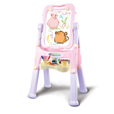 Мольберт на ніжках Limo Toy дитячий двосторонній з крейдою і маркерами (AK0009AB)