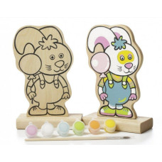 Гра-Розфарбування Cubika Зайчик з фарбами (13869)