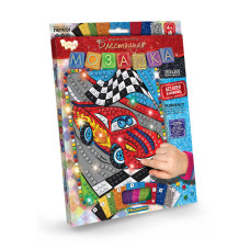 Набір для творчості Danko Toys "Блискуча мозаїка" машинка (рос.) (БМ-02-09)