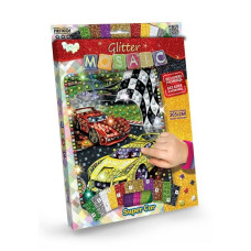 Набір для творчості Danko Toys Блискуча мозаїка супер кар (БМ-03-02)