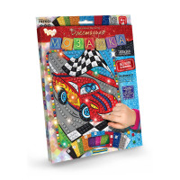 Набір для творчості Danko Toys "Блискуча мозаїка" машинка (рос.) (БМ-02-09)