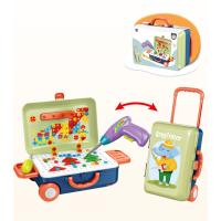 Мозаїка на шурупах із шуруповертом у валізі 207 дет. (678-120A)