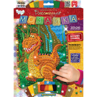 Набір для творчості Danko Toys "Блискуча мозаїка" динозаврик (рос.) (БМ-02-01)
