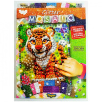 Набір для творчості Danko Toys "Блискуча мозаїка" Тигр (БМ-03-03)