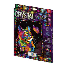 Набір для творчості Danko Toys CRYSTAL MOSAIC Грайливий котик (CRM-02-04)