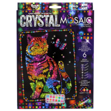 Набір для творчості Danko Toys CRYSTAL MOSAIC Котик (CRM-01-03)