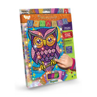 Набір для творчості Danko Toys "Блискуча мозаїка" Сова (рос.) (БМ-02-08)