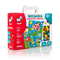 Мозаїка Vladi Toys Ферма в мішечку дерев'яна (укр.) (ZB2002-01)