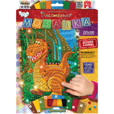 Набір для творчості Danko Toys "Блискуча мозаїка" динозаврик (рос.) (БМ-02-01)