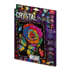 Набір для творчості Danko Toys CRYSTAL MOSAIC Троянда (CRM-02-07)