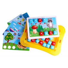 Мозаїка розвиваюча ТехноК Гриб з буквами та картинками (7877)