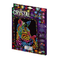 Набір для творчості Danko Toys CRYSTAL MOSAIC Зебра (CRM-02-08)
