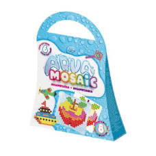 Набір для творчості Danko Toys Аквамозаїка Aqua Mosaic міні сумочка Яблуко (AM-02-06)
