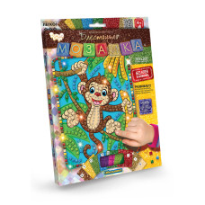 Набір для творчості Danko Toys "Блискуча мозаїка" мавпеня (рос.) (БМ-02-03)