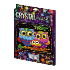 Набор для творчества Danko Toys CRYSTAL MOSAIC Сім'я сов (CRM-02-10)