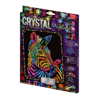 Набір для творчості Danko Toys CRYSTAL MOSAIC Зебра (CRM-02-08)