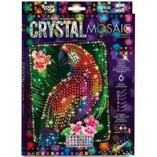 Набір для творчості Danko Toys CRYSTAL MOSAIC Попугай (CRM-01-10)