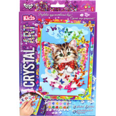 Набір для творчості Danko Toys Мозаїка Crystal Art Кошеня (CArt-01-04)