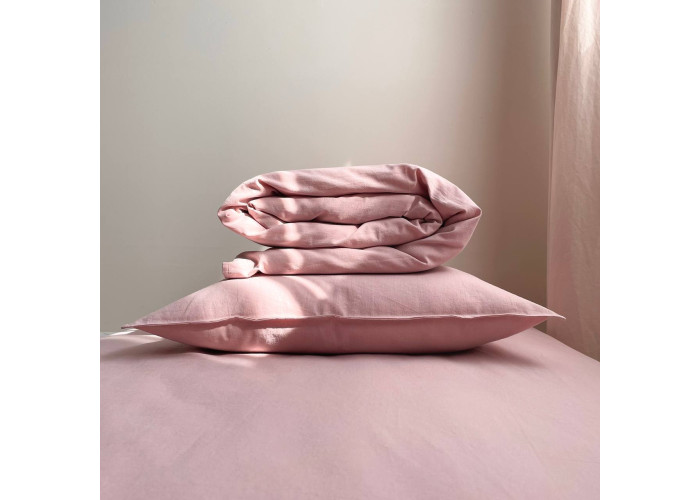 Комплект постільної білизн ясла варена бавовна пудра